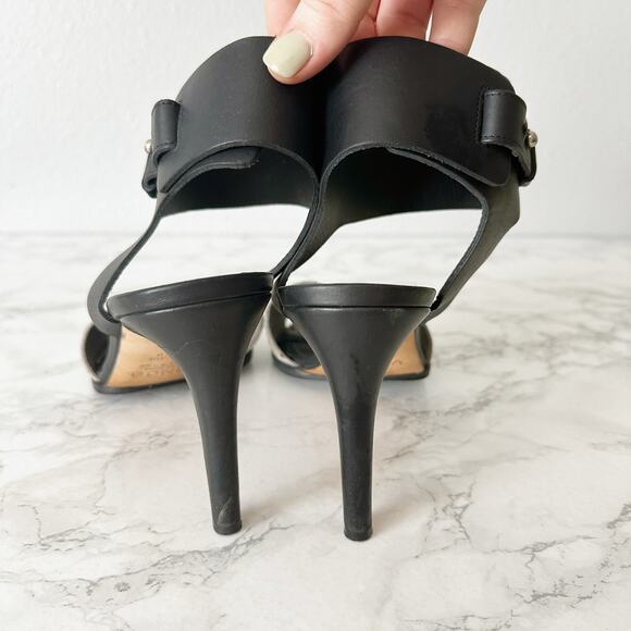 Vince Snake Leather Ankle Cuff Sandal Heels Women’s Size‎ 9.5 EU 41 ANTONIA - Picture 6 of 11